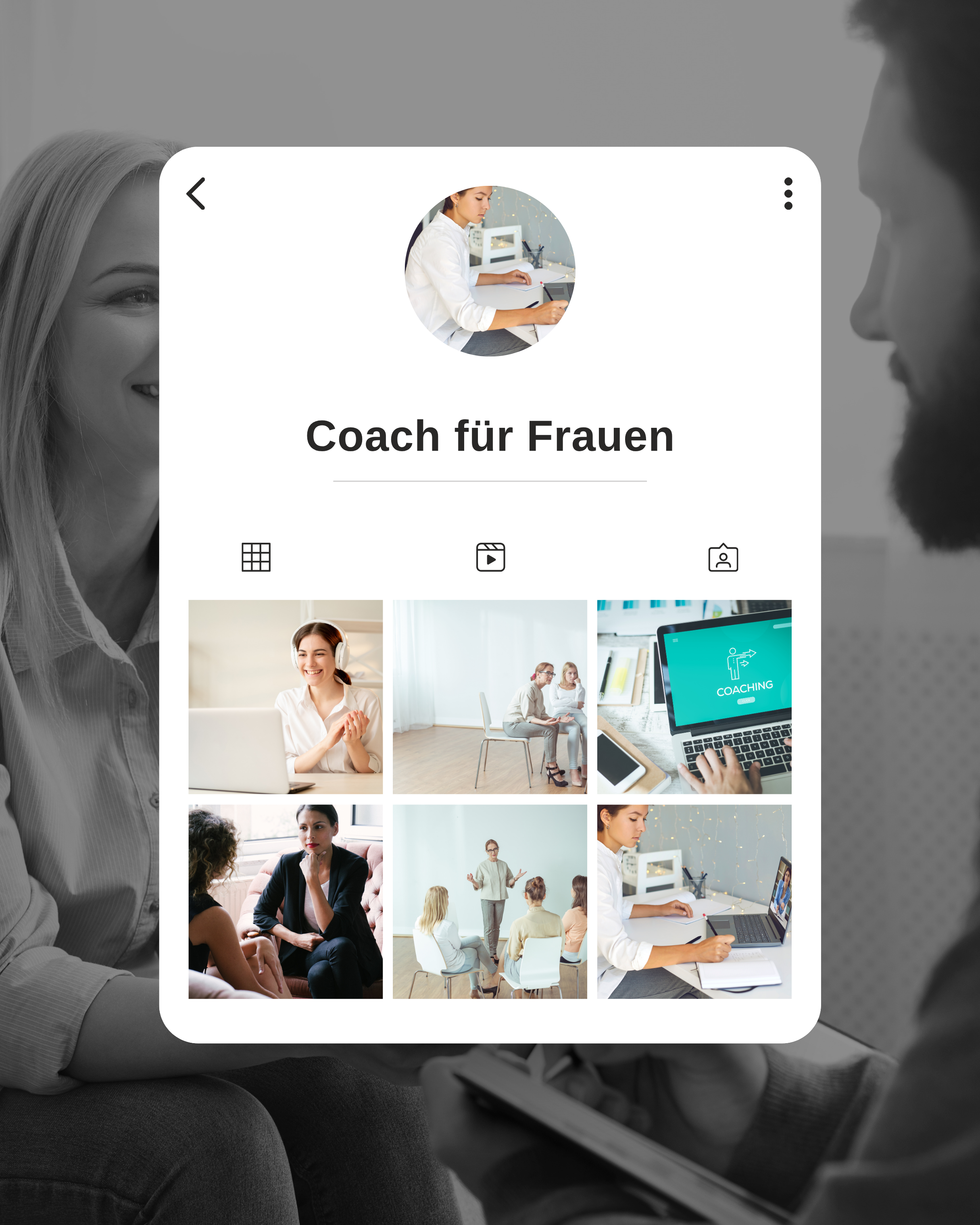 Beispiel Außenwirkung — Coach